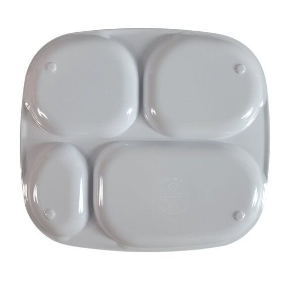 Target Holiday 08 Melamine Divided Plates Set of 4 Halloween Thanksgiving Xmas - Picture 12 of 16